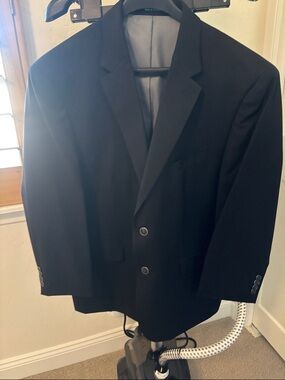 Pronto Uomo Black Two-Button Sport Coat